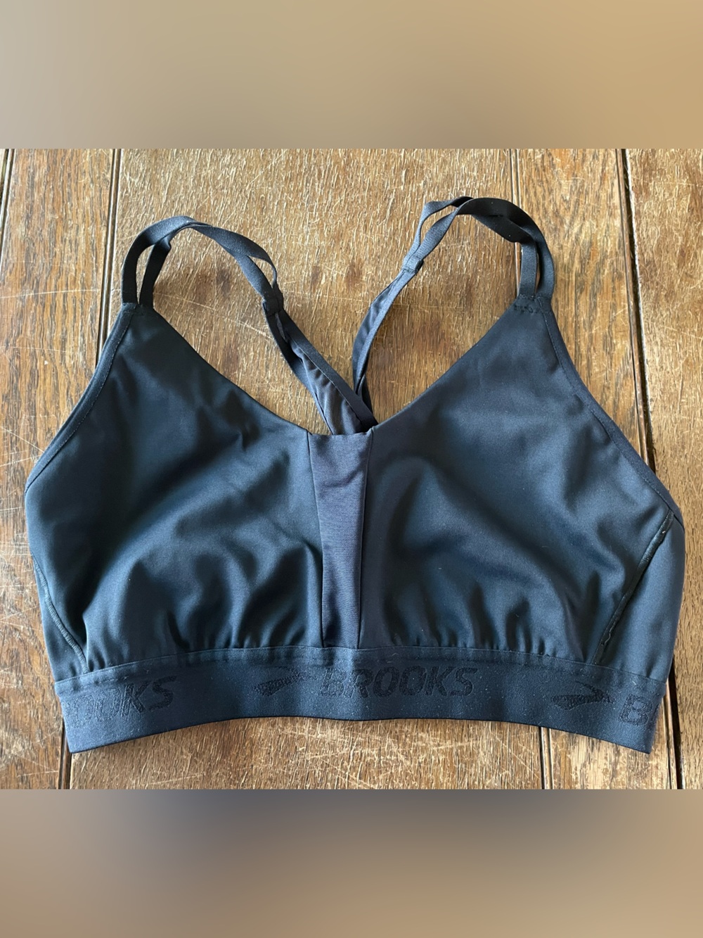 Brooks Black Racerback Sports Bra